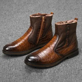 Warm Leather Boot High Shoes