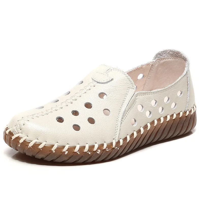 Women's Imitation Leather Ballet Loafers
