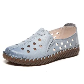 Women's Imitation Leather Ballet Loafers